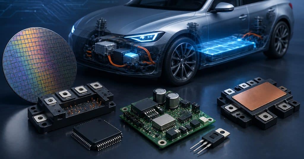 Automotive Power Electronics & Semiconductor Market Report 2026-2036