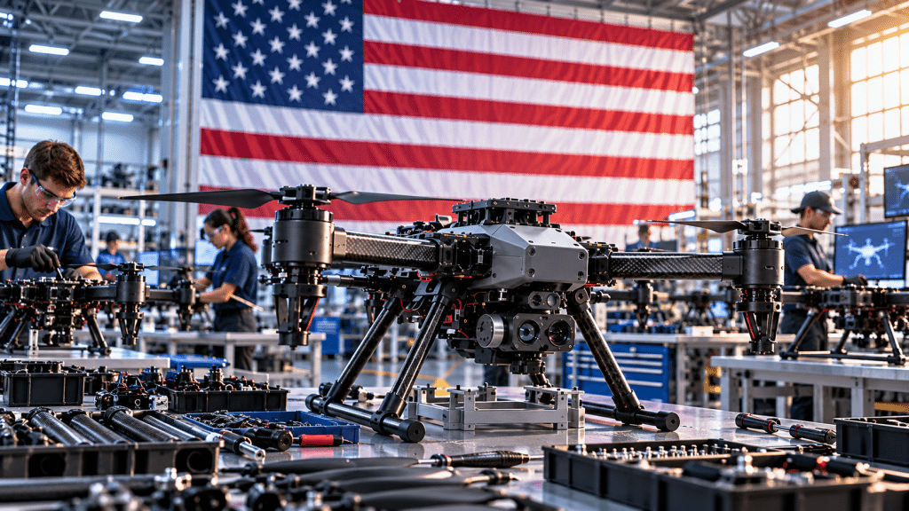 US Drone manufacturing study